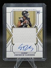 2025 National Treasures Collegiate Shedeur Sanders RPA /49 #51 On Card Auto RC