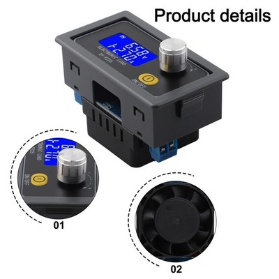Effizienter Batterieentladungstester mit einstellbaren Einstellungen und Schutz