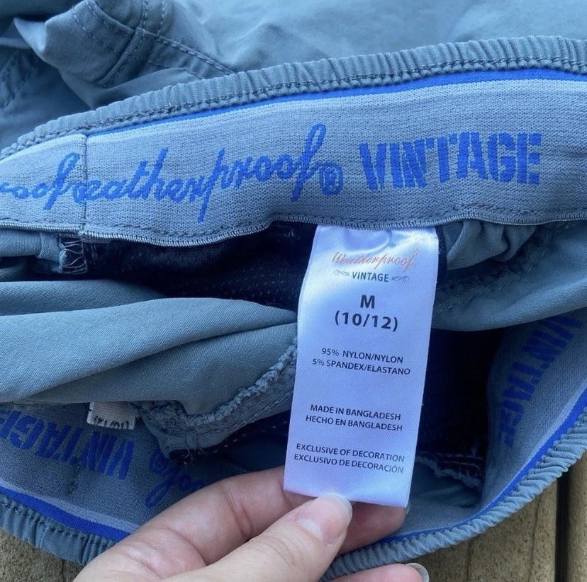 Pantalones de chándal cargo impermeables vintage grises para niños con bolsillos talla mediana 10/12 Foto 2 de 4