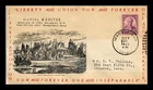 DR JIM STAMPS US COVER DANIEL WEBSTER FIRST DAY ISSUE SCOTT 725