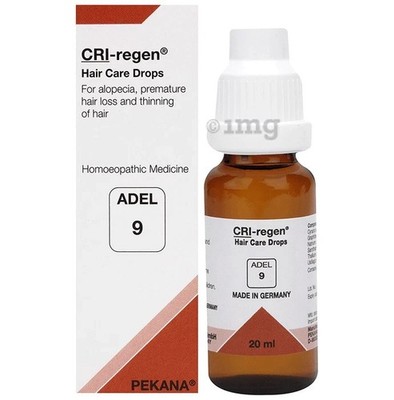 ADEL 9 Drops 20ml Pack CRI-regen Adel PEKANA Germany OTC Homeopathic Drops