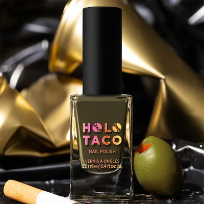 Holo Taco Born ugly creme green nail polish NEW NIB