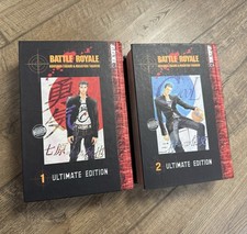 Battle Royale Manga Ultimate Edition 1&2 Hardback English Books Rare OOP