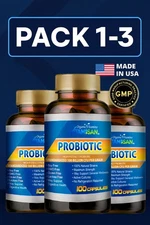 Probiotics 100 Billion CFU Potency Digestive Immune Health Gut Health Supplement