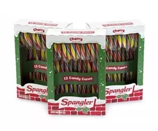 Spangler Cherry (36) Candy Canes 3 Boxes with 12 in each New In Box Exp 4/1/2027