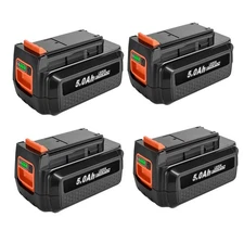 40V 5.0Ah for Black Decker 40 Volt Max Lithium Battery / Charger LBXR36 LBX2040