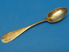 Antique Frank W. Smith Early Coin Silver Table Spoon ~ 23.3 gm