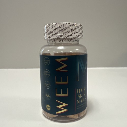 WEEM Hair Skin and Nails Gummies Supports Healthy Hair Exp 07/25
