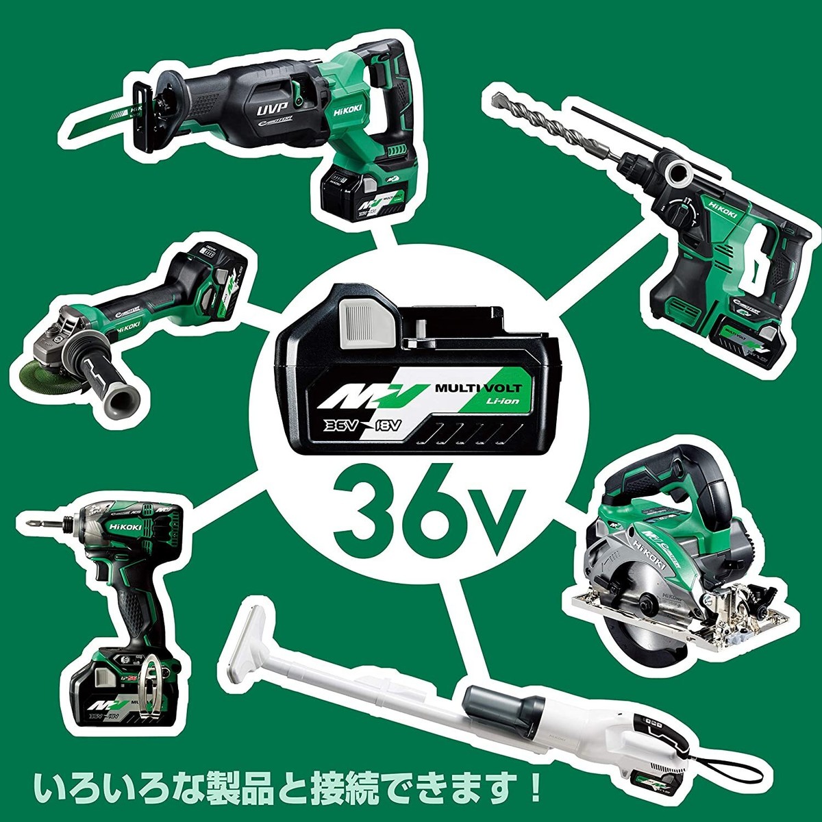 HiKOKI Nailers Gun NT3640DA(NNK) 36V Cordless Body Tool Only From 