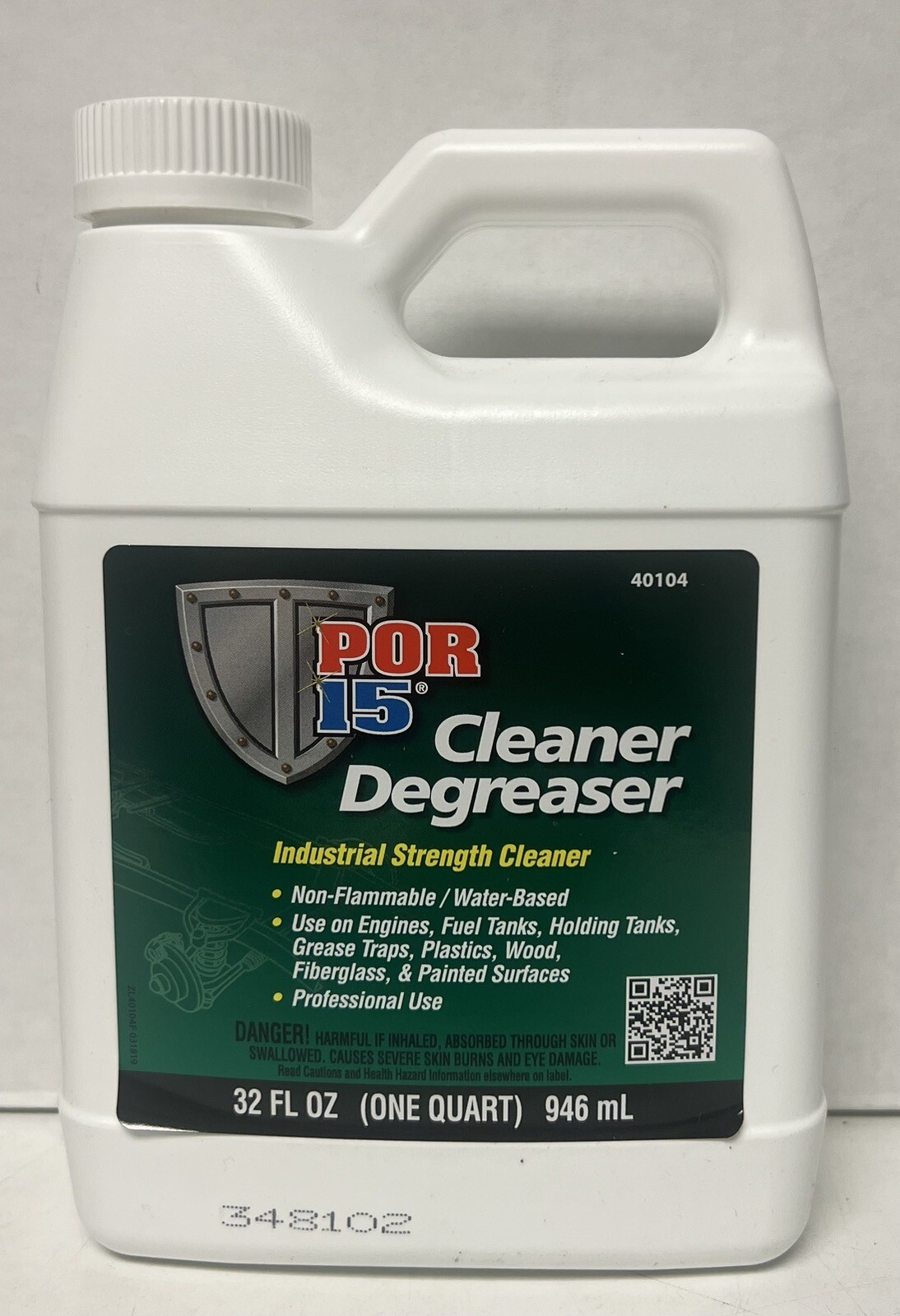 POR15 40104 + 40204 (CLEANER DEGREASER & METAL PREP 2 QUARTS TOTAL
