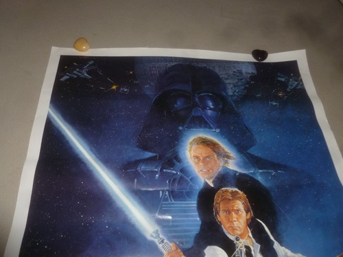 PÓSTER DE LA PELÍCULA STAR WARS RETURN OF THE JEDI ESTILO ORIGINAL B 1983 ROTJ ONE SHEET - Imagen 2 de 7