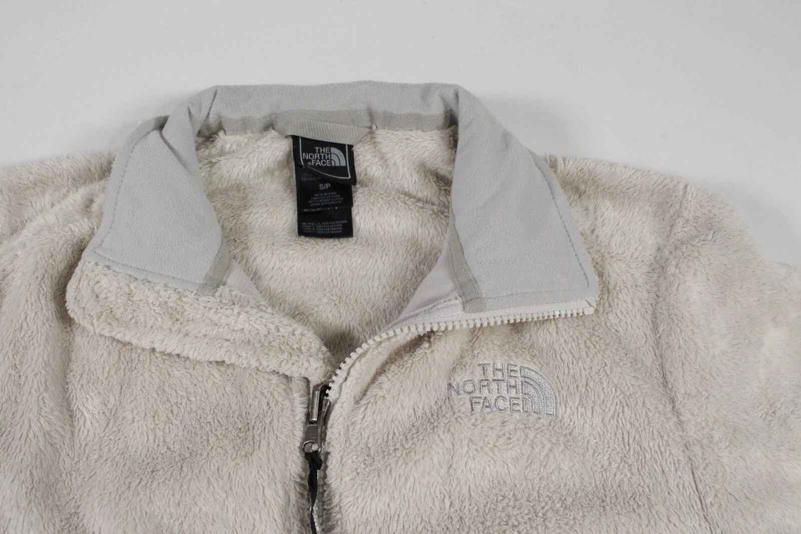 north-face fleece full zip pockets jacket
