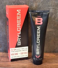 Brylcreem 3 in 1 Hair Cream ~ high shine, light hold, 5.5 oz, 162ml NIB