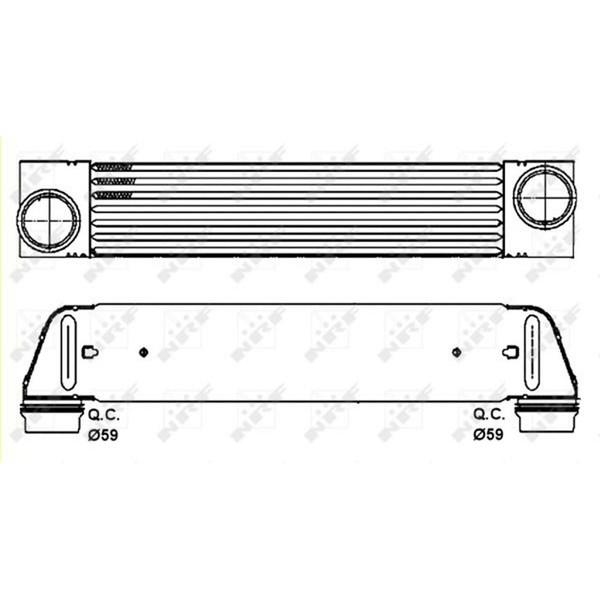 Nrf 30317 LadeluftküHler TurboküHler Intercooler Llk KüHler Ladeluft-image