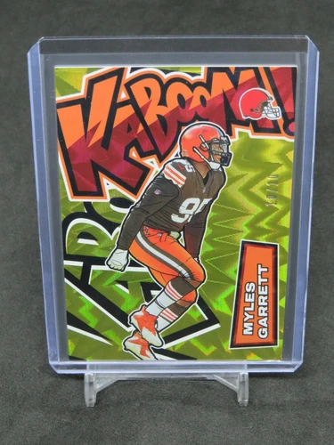 2022 PANINI ABSOLUTE MYLES GARRETT GOLD KABOOM! /10 CLEVELAND BROWNS JM