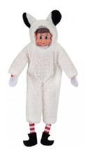 Naughty Elf Sheep Costume Nativity Outfit Christmas Decorations Dress Up Elves