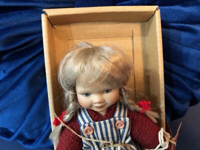 Vintage Doll Birgitte Frigast Porcelain Doll Danmark named Tilde 6