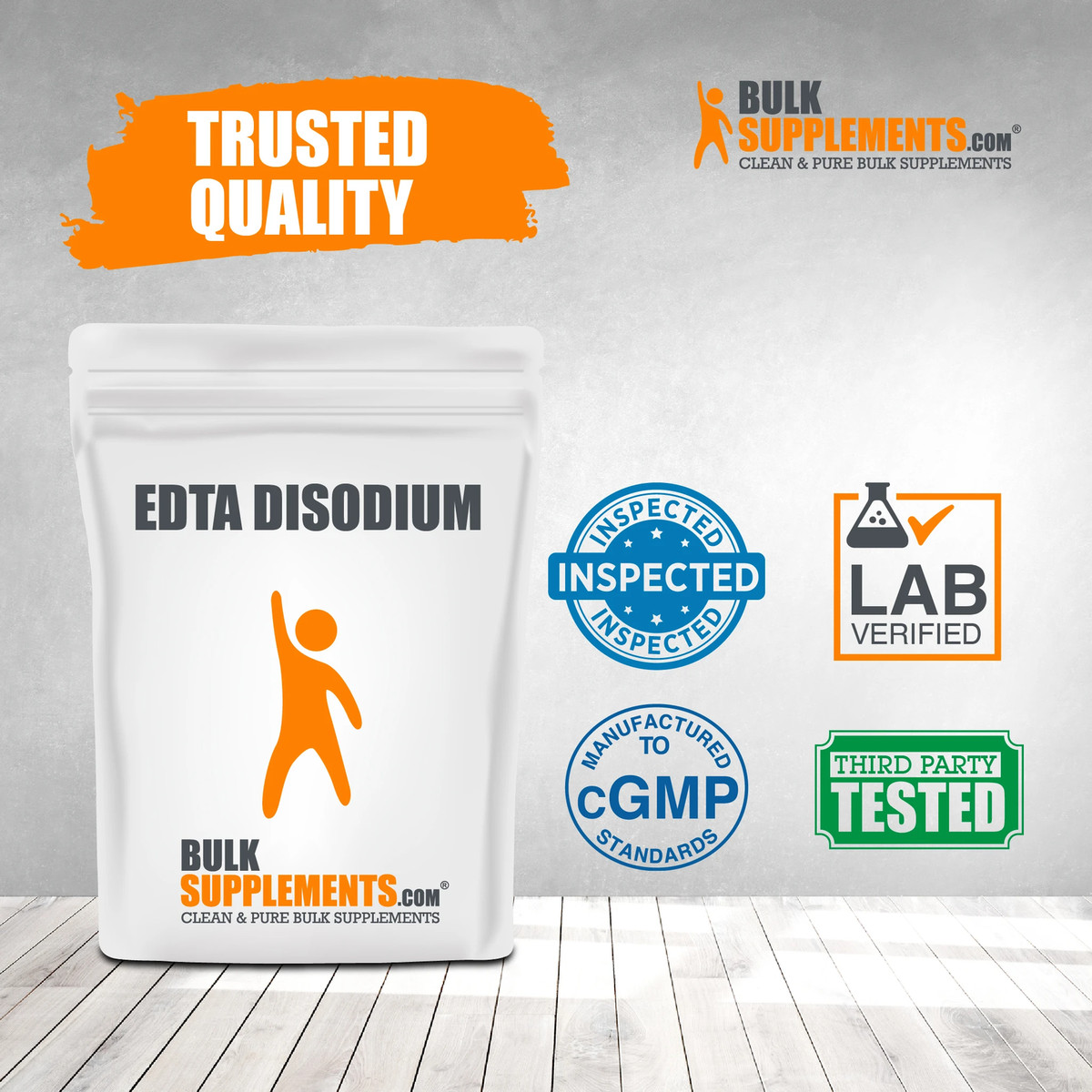 BulkSupplements Disodium EDTA - Chelation