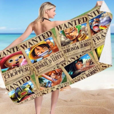 Serviette One Piece Microfibre – Officielle Toei Animation, Unisexe, Taille Unique