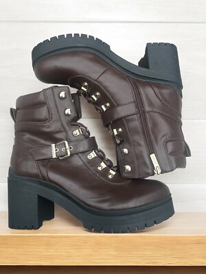 Guess Combat Boots Brown Men's Iron Ranger 6-Inch Boot In Light Brown Leather 8083