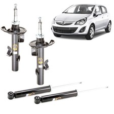 Kit 4 Ammortizzatori Anteriori + Posteriori Opel Corsa D 1.3 Cdti 1.7 Cdti - Miniatura 1