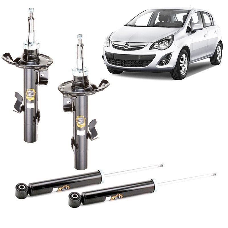 Kit 4 Ammortizzatori Anteriori + Posteriori Opel Corsa D 1.3 Cdti 1.7 Cdti - Immagine 1