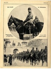 Balkankrieg Abdullah-Pascha Oberbefehlshaber der t&uuml;rkischen Armee von 1912