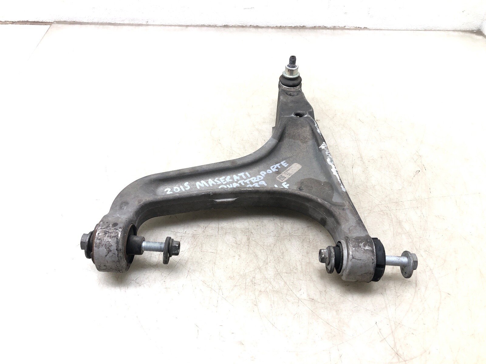 2014-2020 MASERATI QUATTROPORTE AWD LEFT DRIVER FRONT CONTROL ARM OEM.
