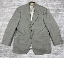 Vintage Bill Blass Blazer Mens Multicolor Plaid 42R Black Label Made in Mexico