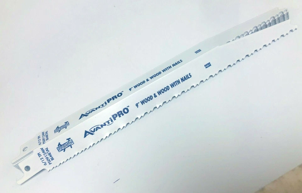 (PAQUETE DE 100) Avanti Pro Receta Hojas Bimetálicas 9” 6/12 TPI PS0912AW Madera/Clavos Foto 3 de 4