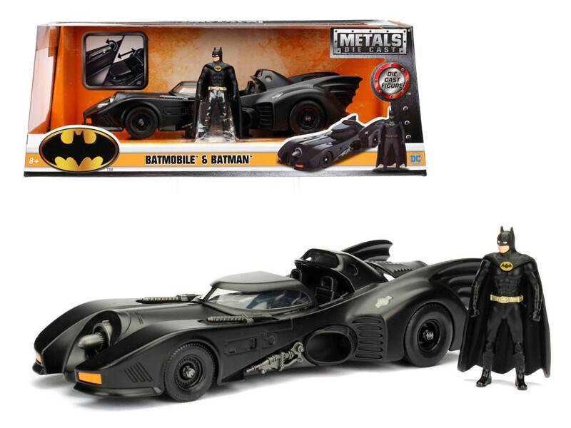 ミニカー 1:24 1989 BATMAN BATMOBILE W/BATMAN 1989 Batmobile with Diecast Batman Figure 1/24 | eBay