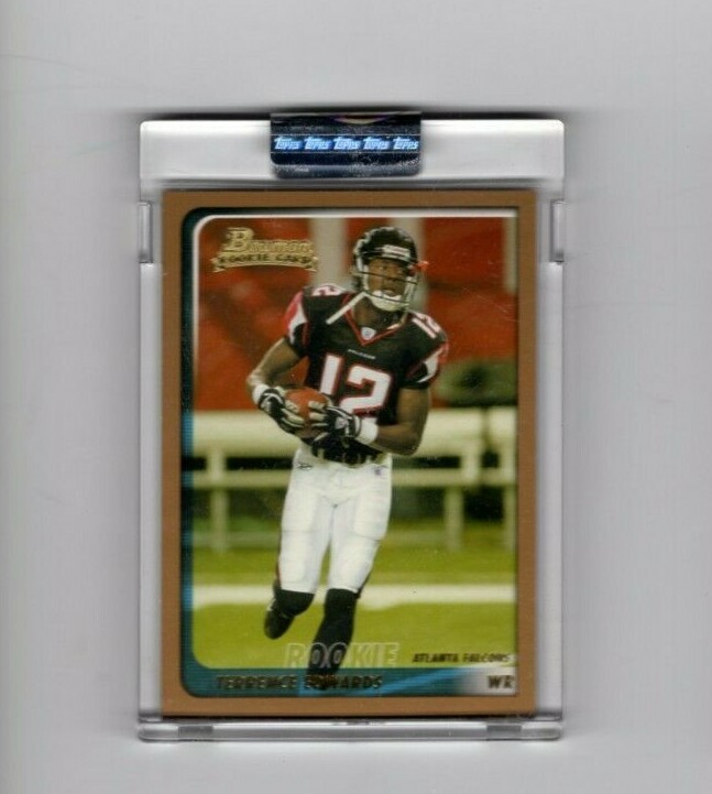 2003 Bowman Gold Football Card #169 Terrence Edwards Falcons