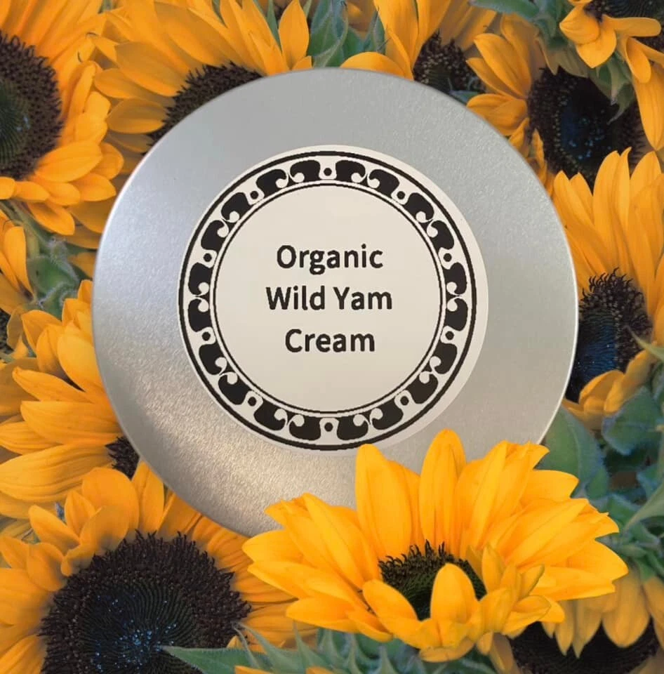 Crema de ñame silvestre orgánica artesanal, 4 oz, equilibrio hormonal natural, menopausia Foto 2 de 4