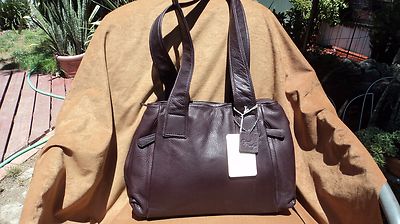 Osgoode Marley Ava 7096 Raisin Leather Shoulder Handbag | eBay