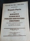 1955-56 R. Herschel Manufacturing Co. Repair Parts List Farm Equipment plus 88A