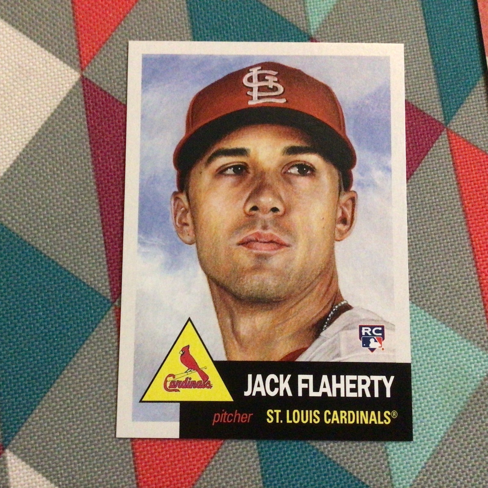 2018 Topps Living set Jack Flaherty #89 cardinals RC 1953 design only 4754 made
