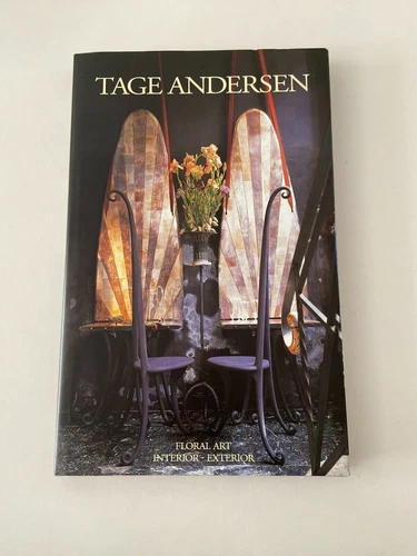 Tage Andersen II  Floral Art  Interior Exterior   autografo d'autore