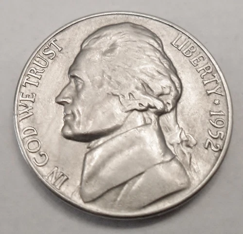 1952-D Jefferson Nickel — photo from another recent sale