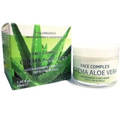 Aloe Vera Anti-Aging Antioxidans Anti-Falten Feuchtigkeitscreme Face Complex 50ml