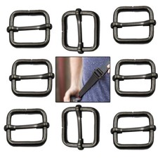 3 Bar Tri Glide Sliders Buckles Fasteners for Webbing Strap Black Delrin 20mm