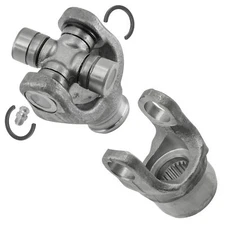 2x Front Drive Shaft Yoke with U-Joint for Yamaha Rhino 660 YXR660 4X4 2004-2007