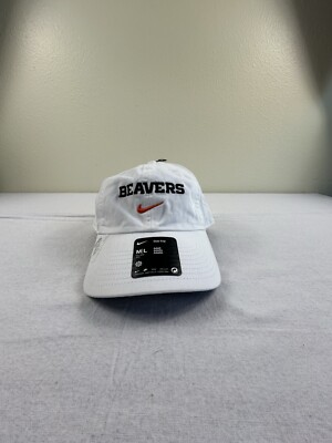 Nike Oregon State Beavers White Strapback Hat Cap Faded Brand New