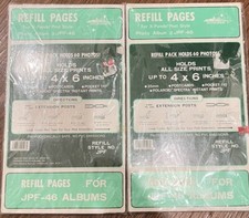 Pioneer Photo Album Refill Pages 4 x 6 JPF-46 X-Pando LOT 2 Sealed Packs
