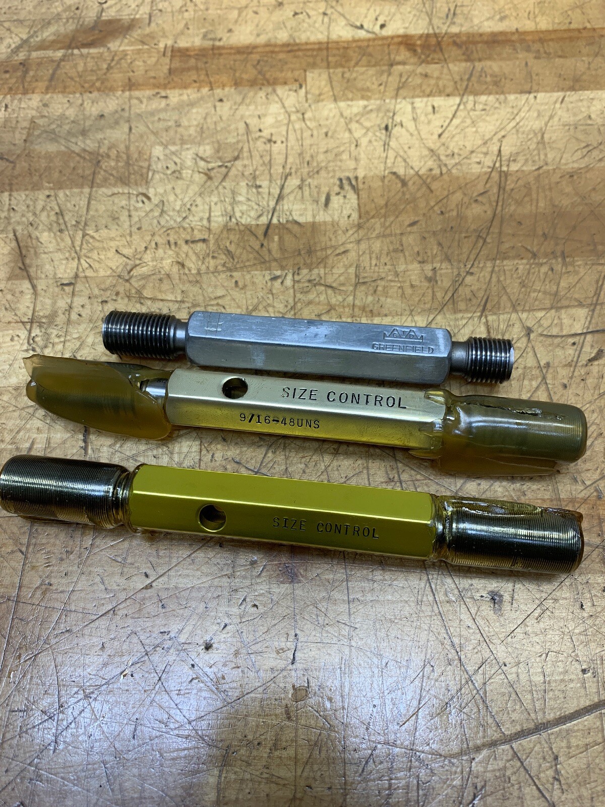 (3) Thread Plug Gauges 9/16”, Greenfield, Size Control eBay