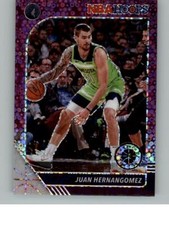 2019-20 Hoops Premium Stock Juan Hernangomez 163 Prizms Purple Disco