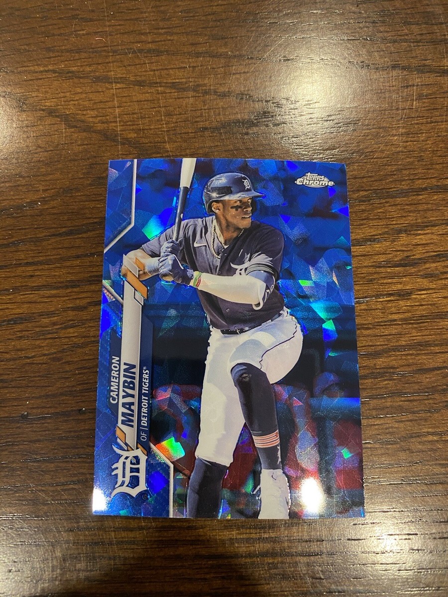 2020 Topps Chrome Update Sapphire Refractor CAMERON MAYBIN Tigers
