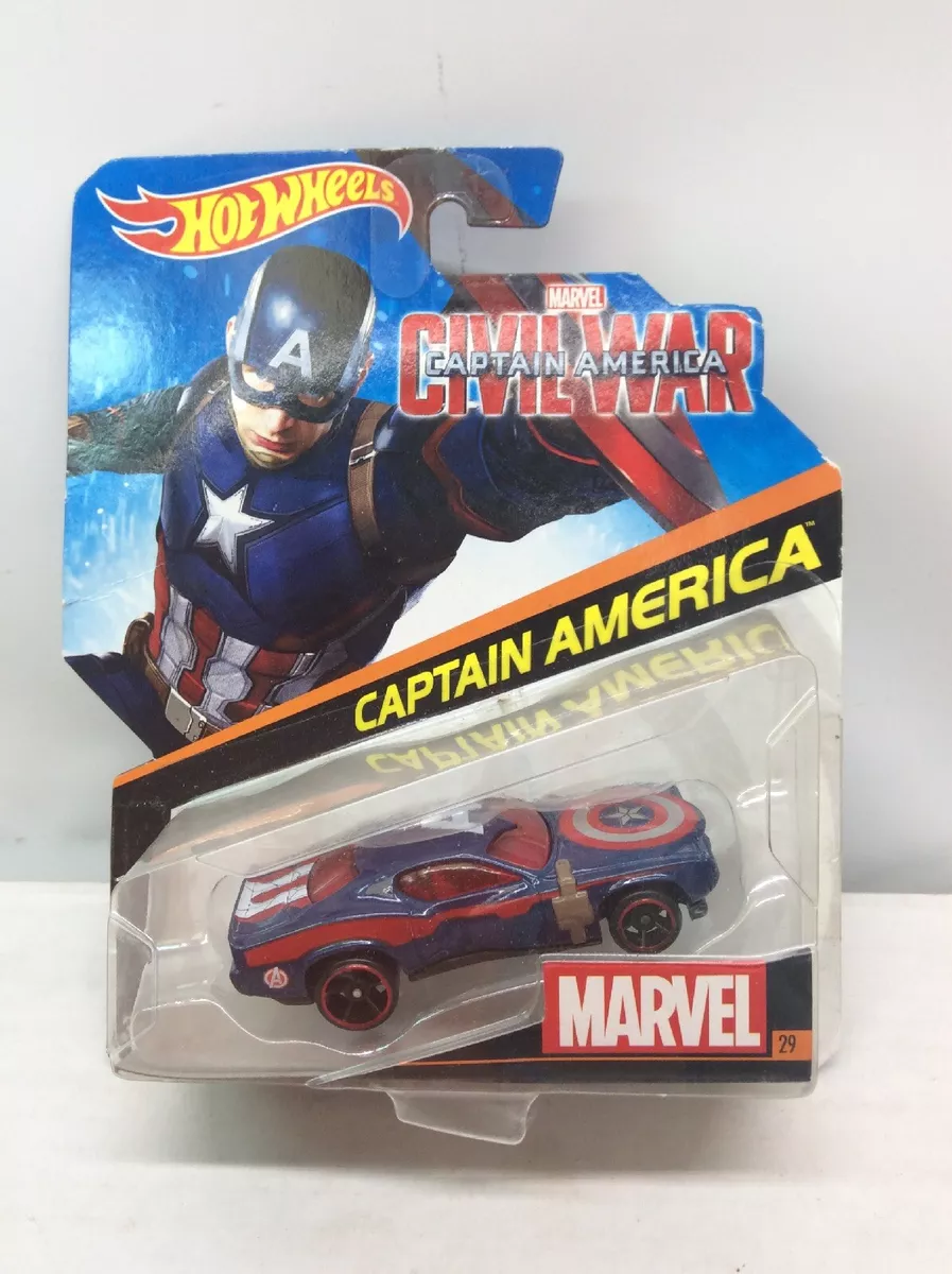 Hot Wheels Civil War Captain America Marvel