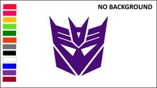 Decepticon Transformer Cybertron Decal Sticker For Car Window Laptop Tumbler