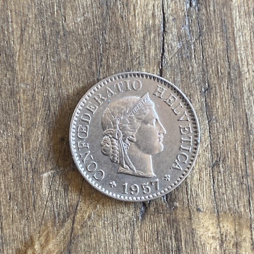 1957 Switzerland Confederatio Helvetica 5 Rappen
