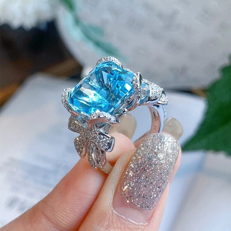 Details more than 166 light blue stone ring - xkldase.edu.vn